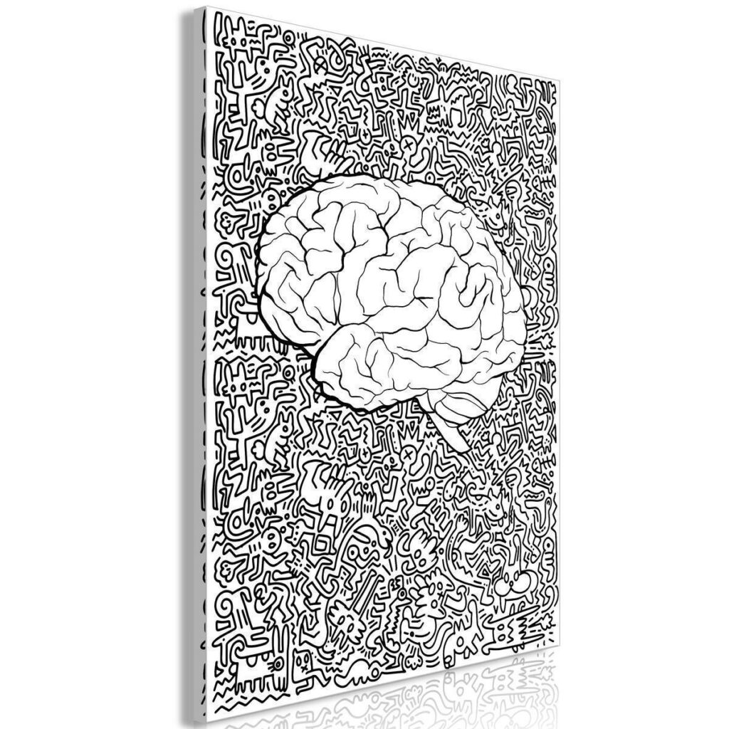 Schilderij - Pure Mind (1 Part) Vertical - Afbeelding 2