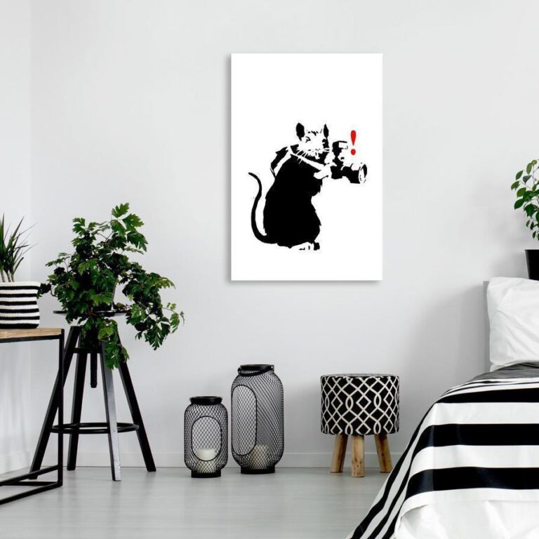 Schilderij - Rat Photographer (1 Part) Vertical