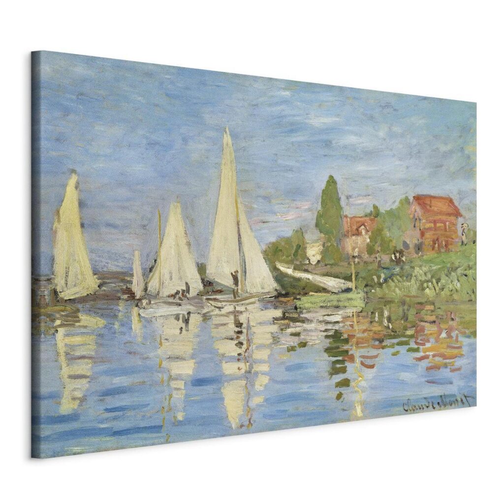 Schilderij - Regatta in Argenteuil