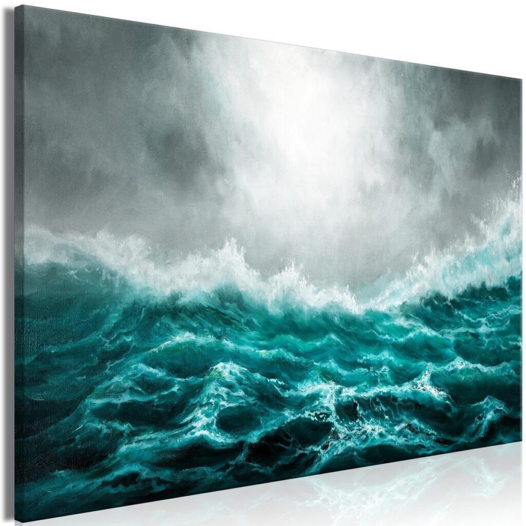 Schilderij - Restless Ocean (1 Part) Wide - Afbeelding 2
