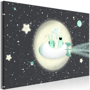 Schilderij - Rocket Crew (1 Part) Wide