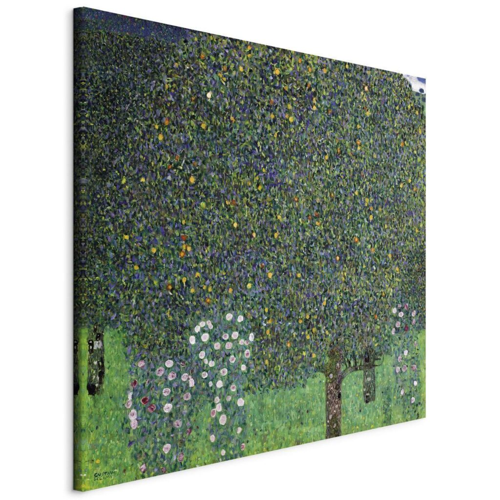Schilderij - Roses Among the Trees - Afbeelding 3