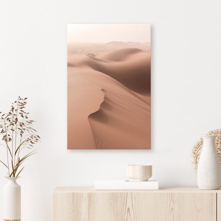 Schilderij - Sandy Space (1 Part) Vertical