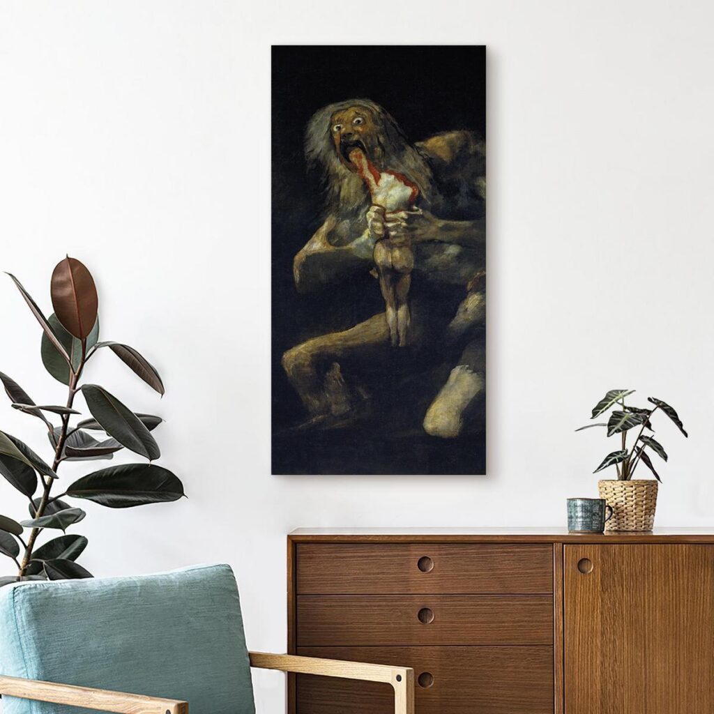 Schilderij - Saturn Devouring His Son - Afbeelding 3