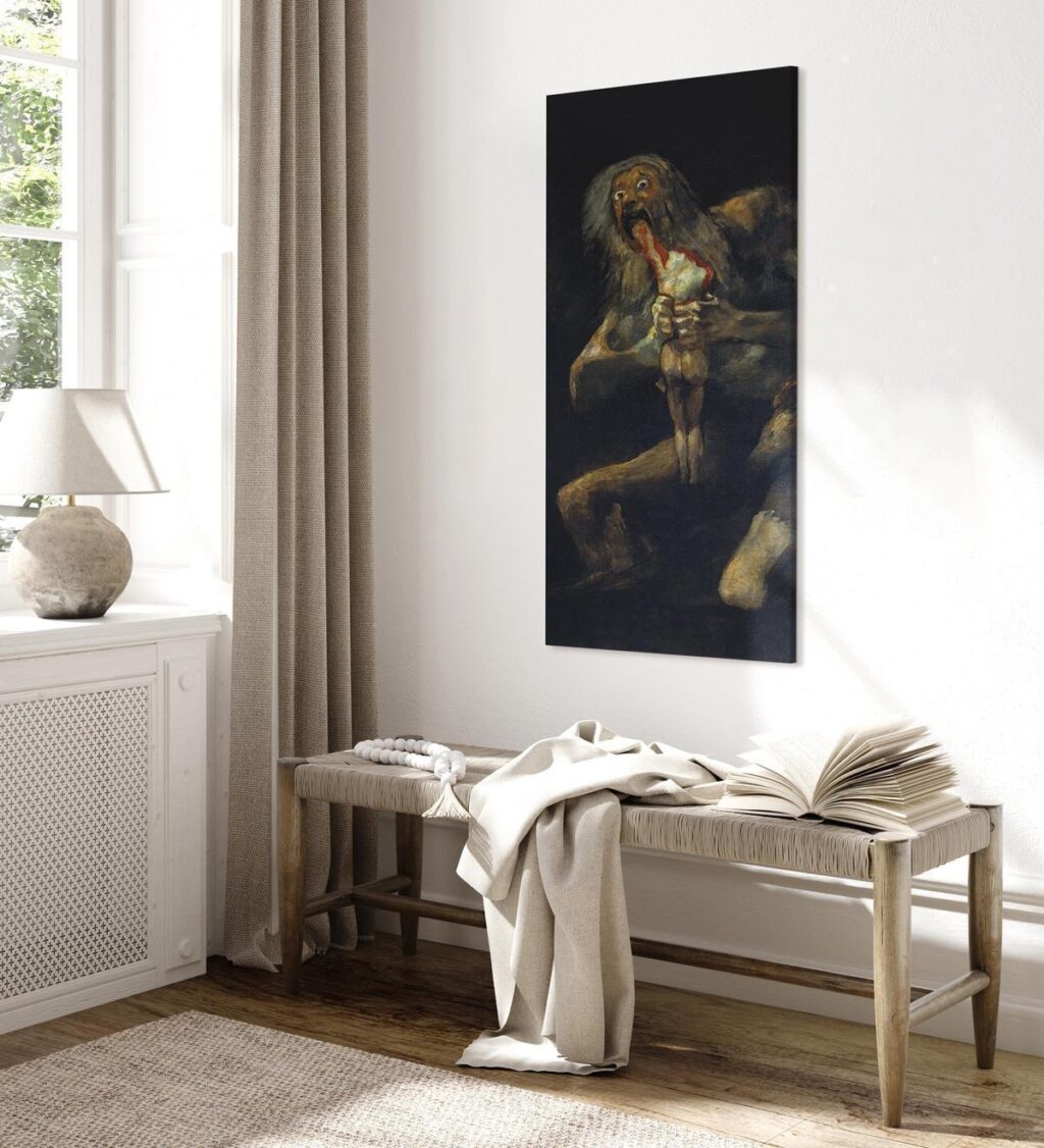 Schilderij - Saturn Devouring His Son