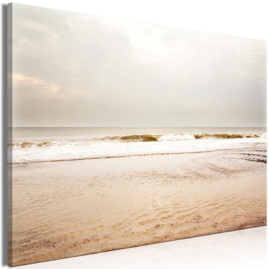 Schilderij - Sea After Storm (1 Part) Wide - Afbeelding 2
