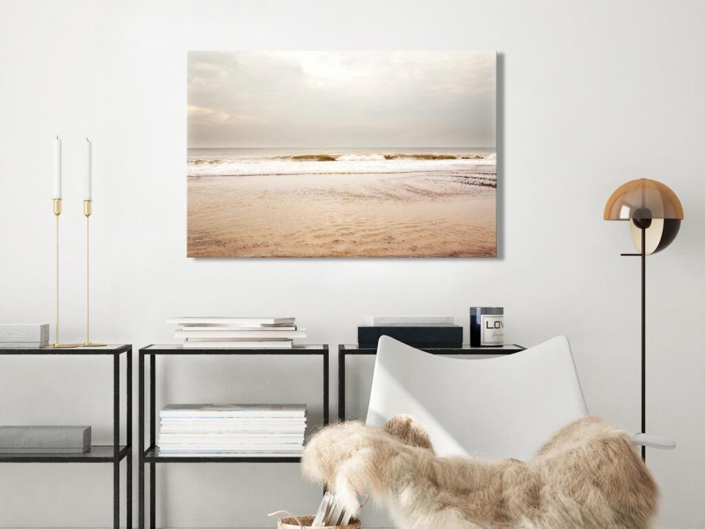 Schilderij - Sea After Storm (1 Part) Wide