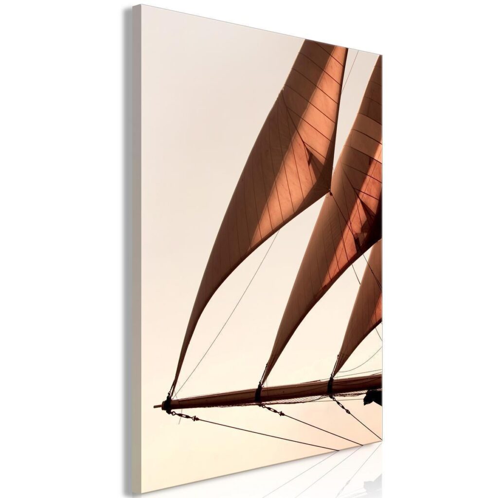 Schilderij - Sea Wind (1 Part) Vertical - Afbeelding 2