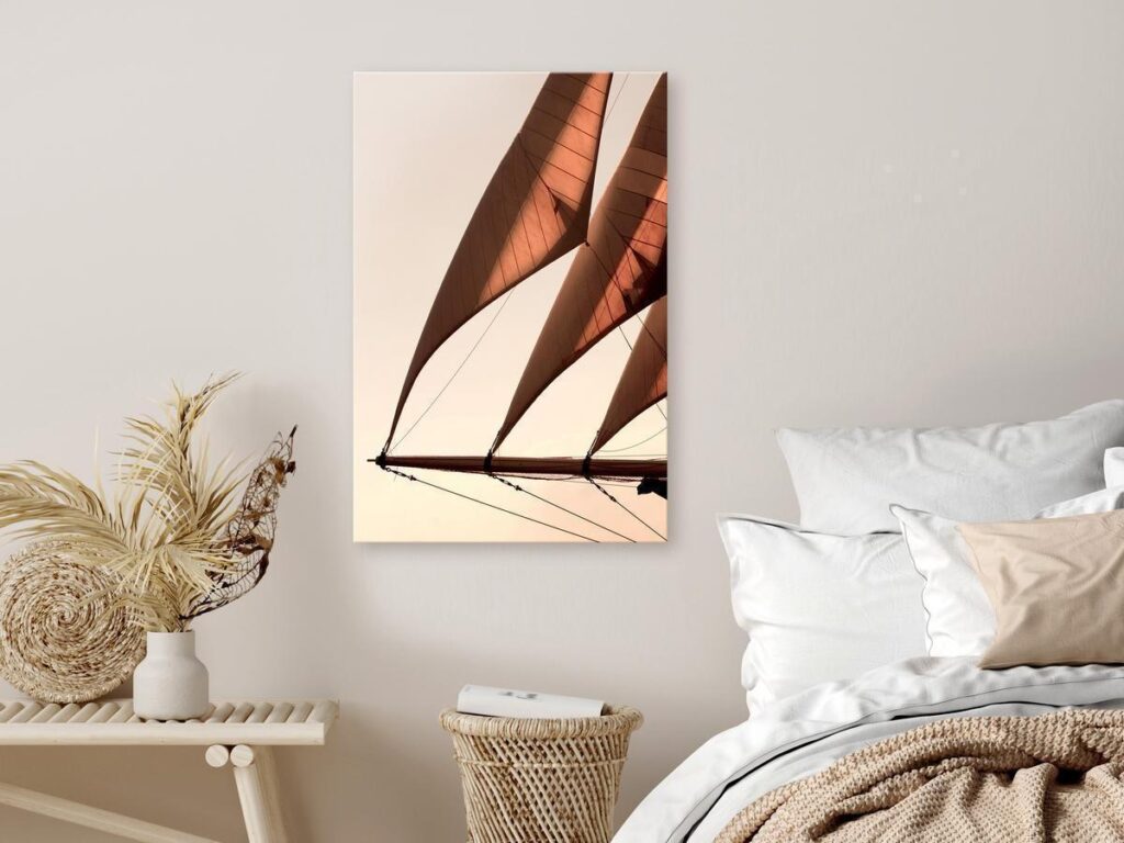 Schilderij - Sea Wind (1 Part) Vertical