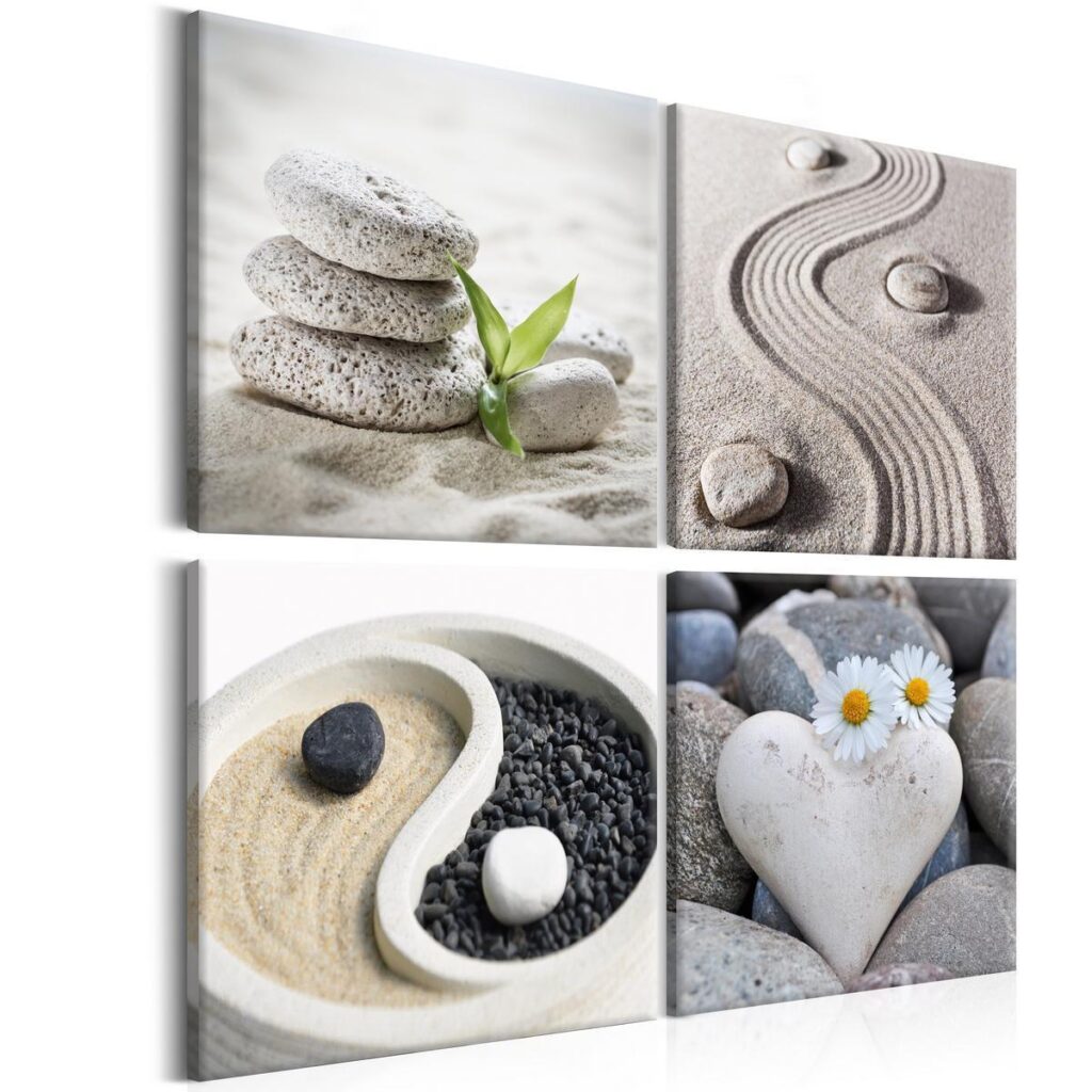 Schilderij - Sea: Yin and Yang