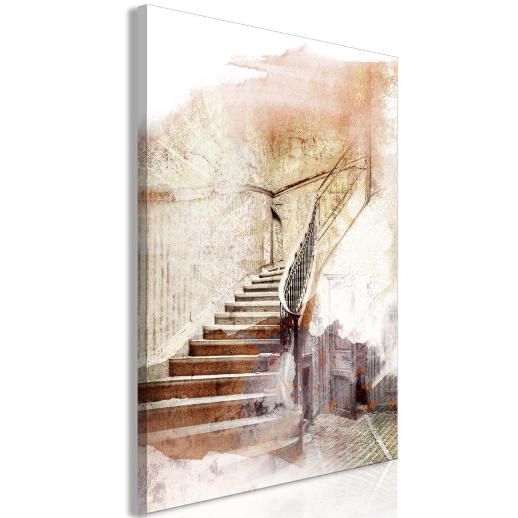Schilderij - Secret Stairs (1 Part) Vertical - Afbeelding 2