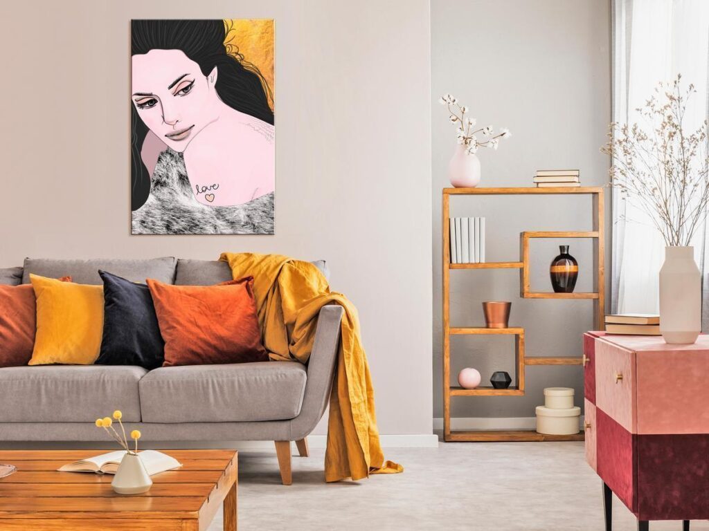 Schilderij - Sensual and Love (1 Part) Vertical