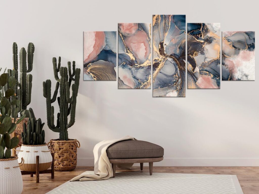 Schilderij - Sentimental Journey (5 Parts) Wide