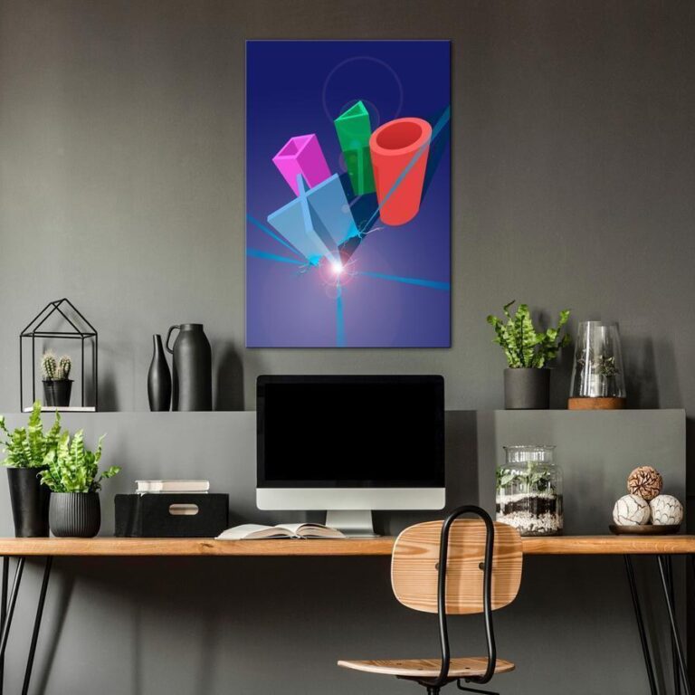 Schilderij - Shall We Play? (1 Part) Vertical