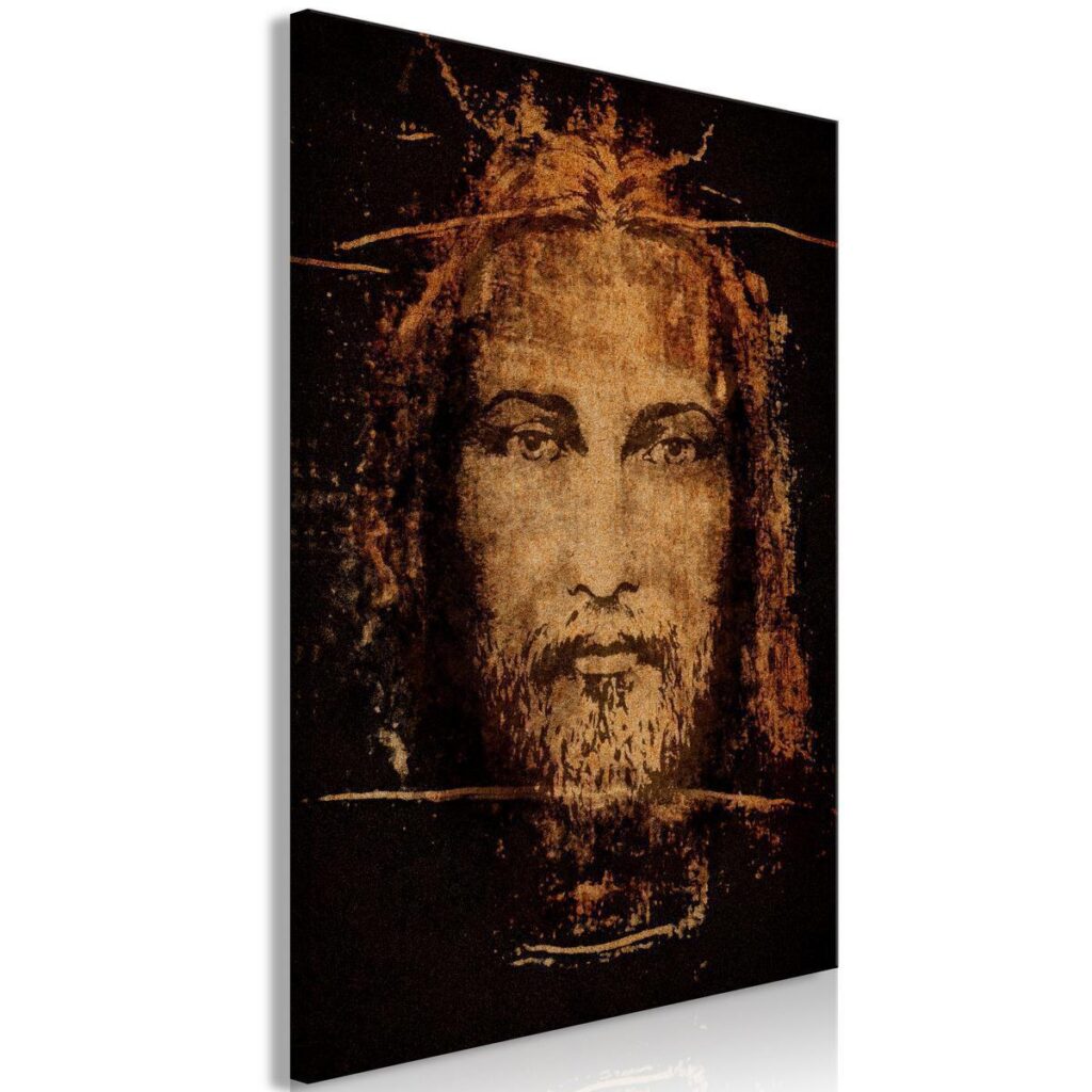 Schilderij - Shroud of Turin (1 Part) Vertical - Afbeelding 2