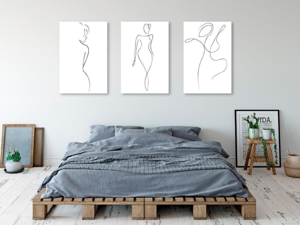 Schilderij - Silhouettes (Collection) - Afbeelding 2