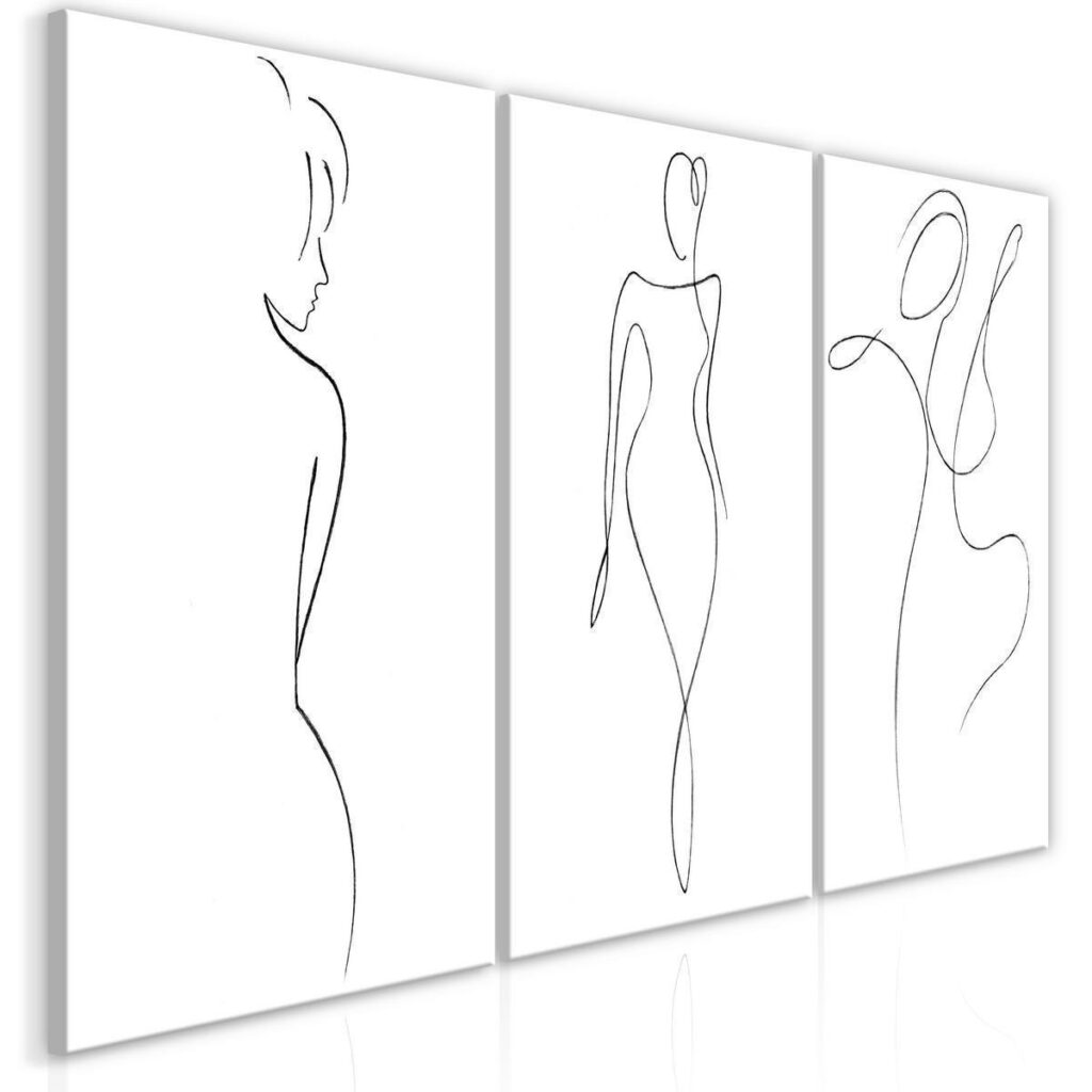 Schilderij - Silhouettes (Collection)