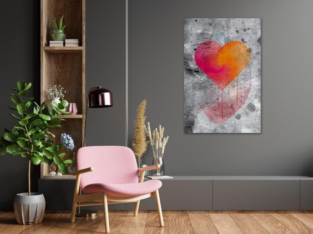 Schilderij - Sincere Confession (1 Part) Vertical