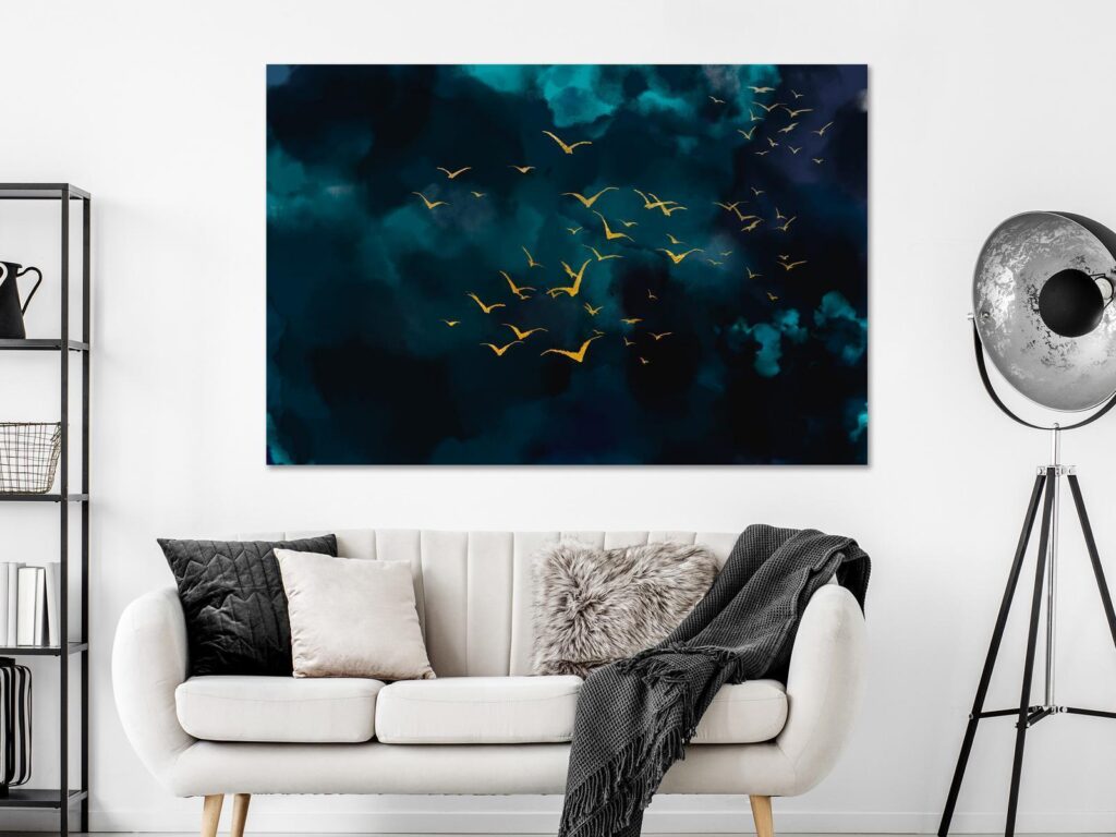 Schilderij - Sky Before the Storm (1 Part) Wide