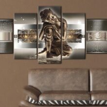 Schilderij - Sleeping Buddha