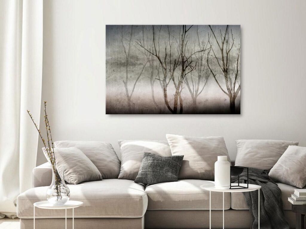 Schilderij - Smell of Fog (1 Part) Wide