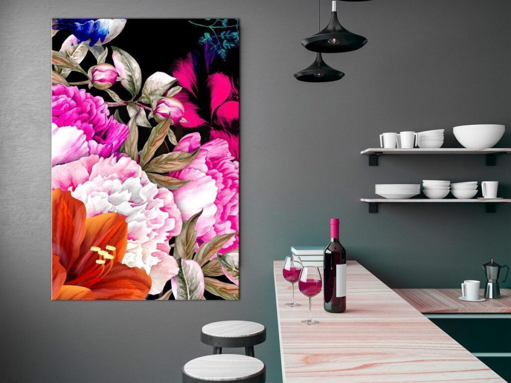Schilderij - Smell of Summer (1 Part) Vertical - Afbeelding 2