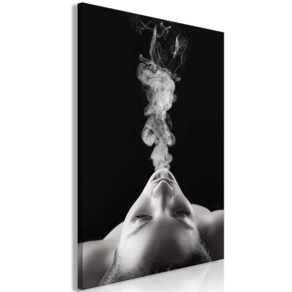 Schilderij - Smoke Cloud (1 Part) Vertical - Afbeelding 2