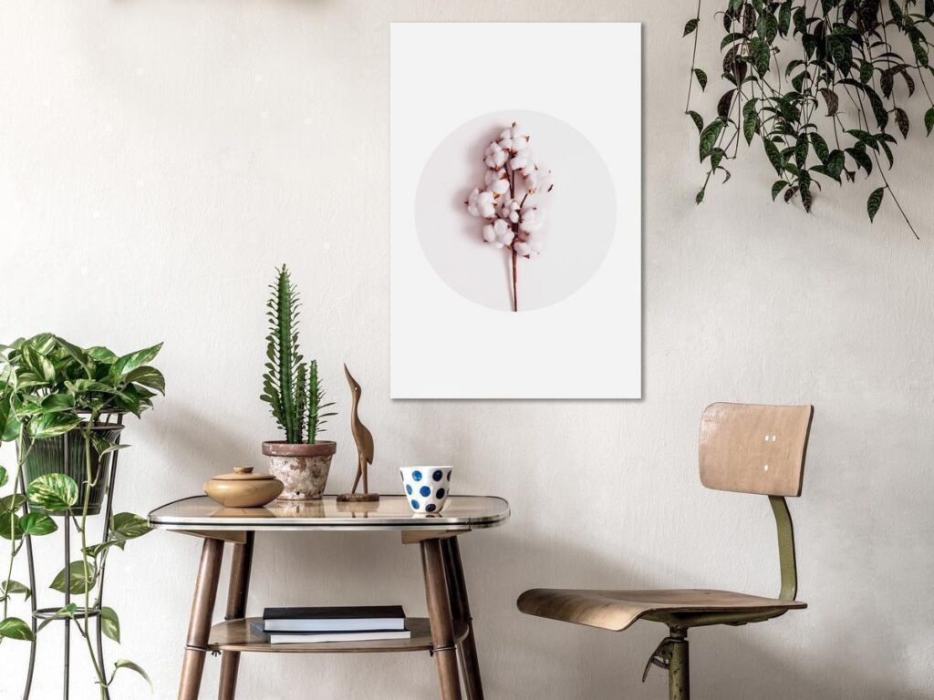 Schilderij - Soft Cotton (1 Part) Vertical - Afbeelding 2