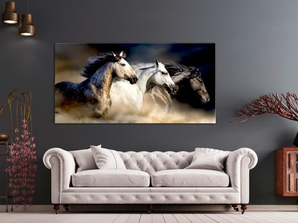 Schilderij - Sons of the Wind (1 Part) Wide - Afbeelding 2