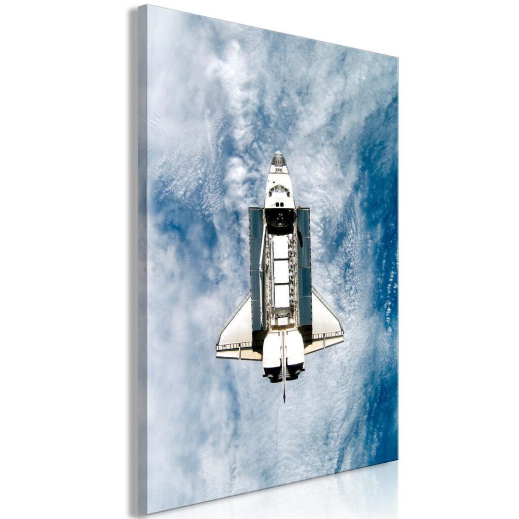 Schilderij - Space Shuttle (1 Part) Vertical - Afbeelding 2