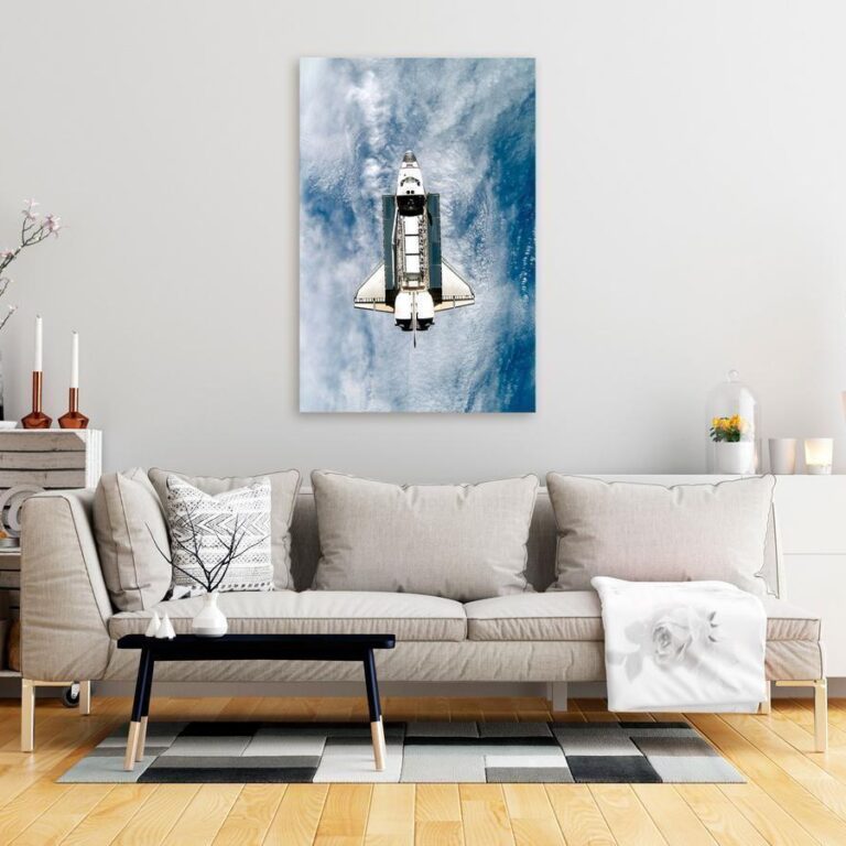 Schilderij - Space Shuttle (1 Part) Vertical
