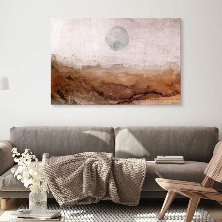 Schilderij - Space of Distant Matter (1 Part) Wide