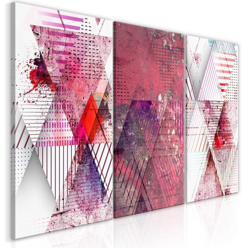 Schilderij - Spring Layout (3 Parts)