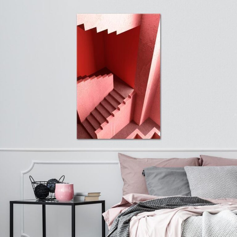 Schilderij - Stairs to Nowhere (1 Part) Vertical