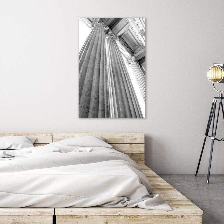Schilderij - Stone Columns (1 Part) Vertical