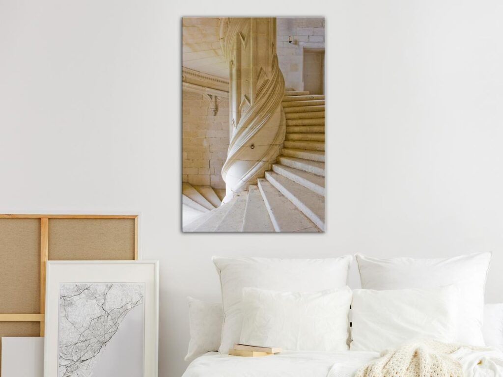 Schilderij - Stone Stairs (1 Part) Vertical