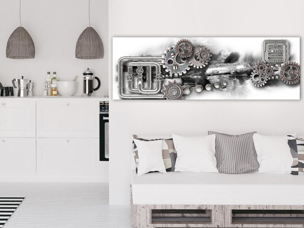 Schilderij - Strange Machine (1 Part) Narrow