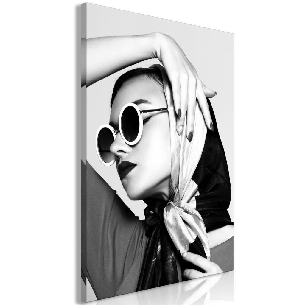 Schilderij - Stylish Lady (1 Part) Vertical - Afbeelding 2