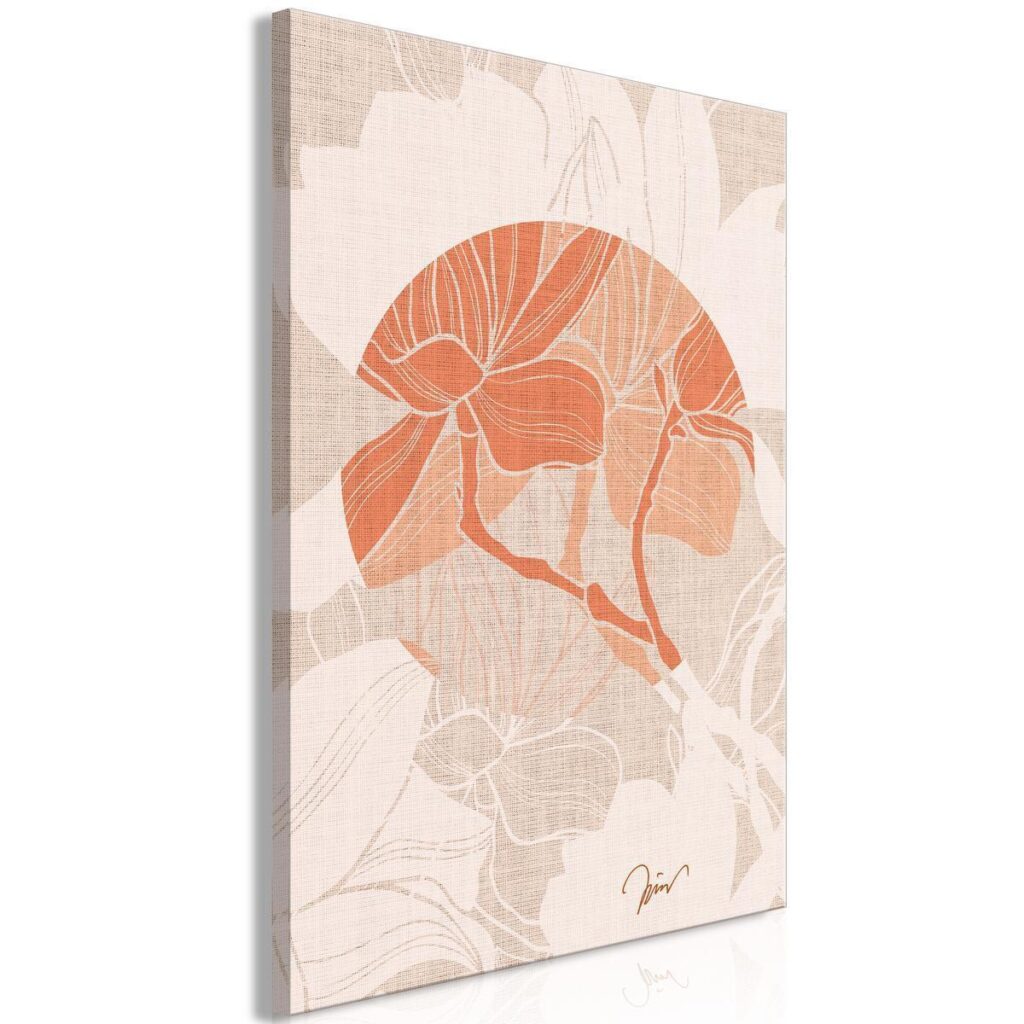 Schilderij - Stylish Magnolia (1 Part) Vertical - Afbeelding 2