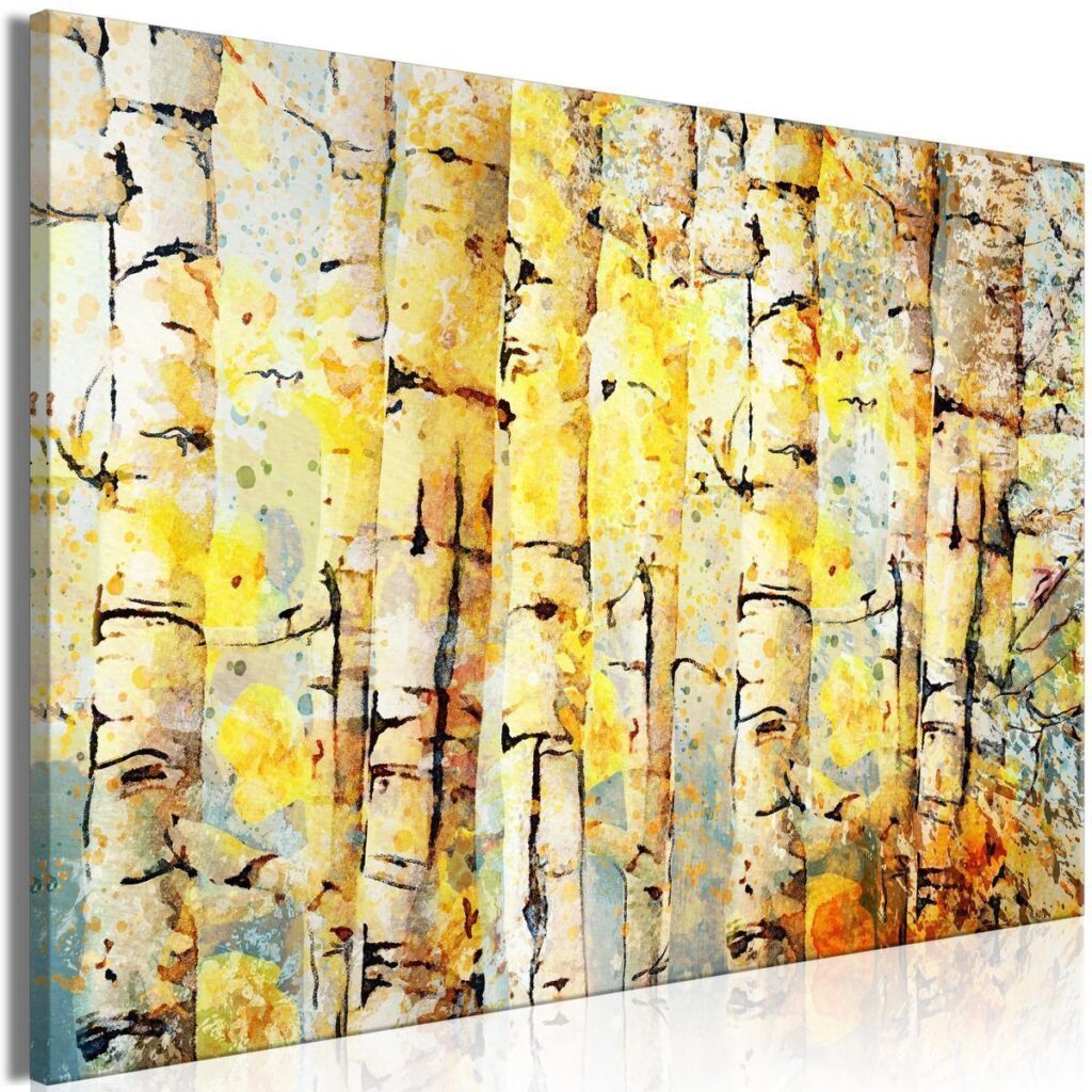 Schilderij - Summer Colors of the Forest (1 Part) Wide - Afbeelding 2