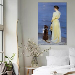 Schilderij - Summer Evening in Skagen