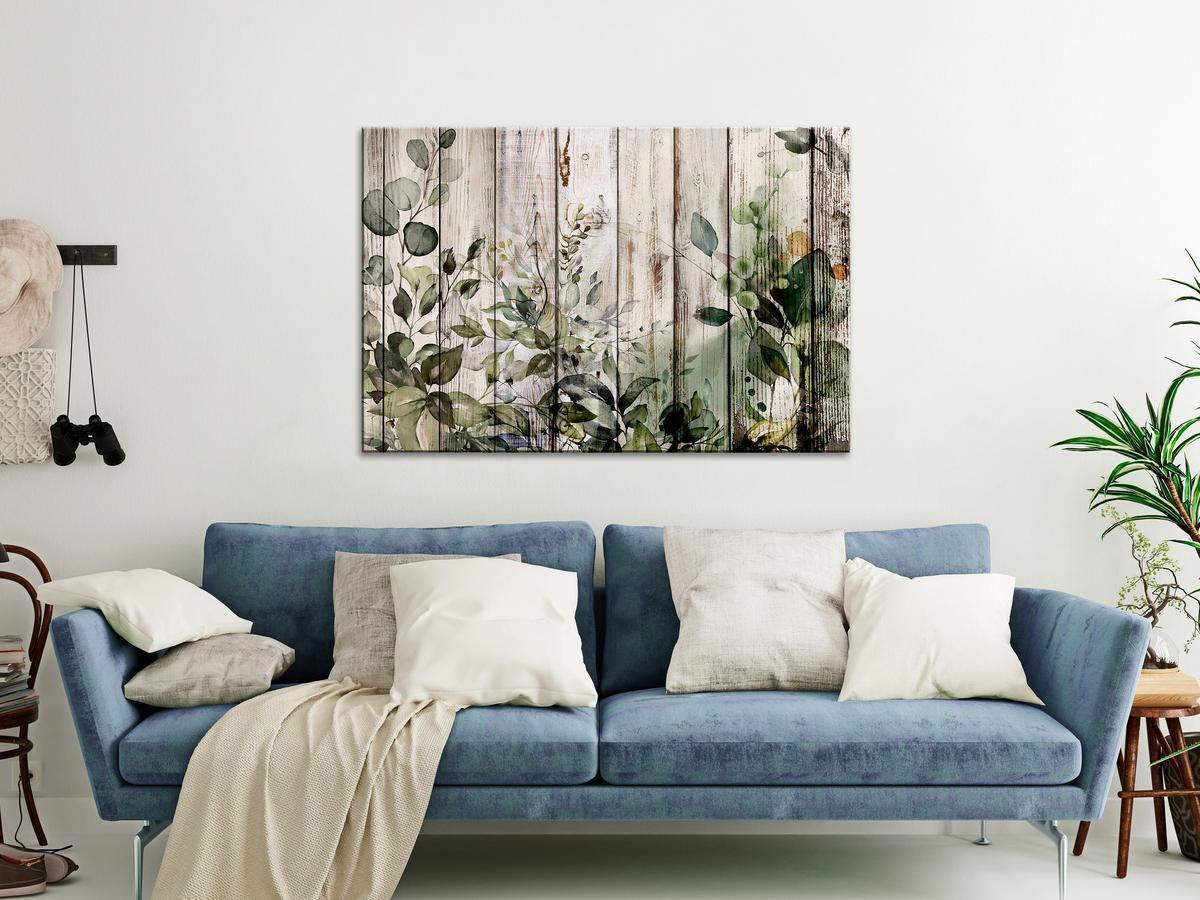 Schilderij - Summer Field (1 Part) Wide