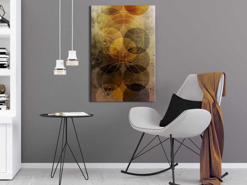 Schilderij - Sun Journey (1 Part) Vertical - Afbeelding 2
