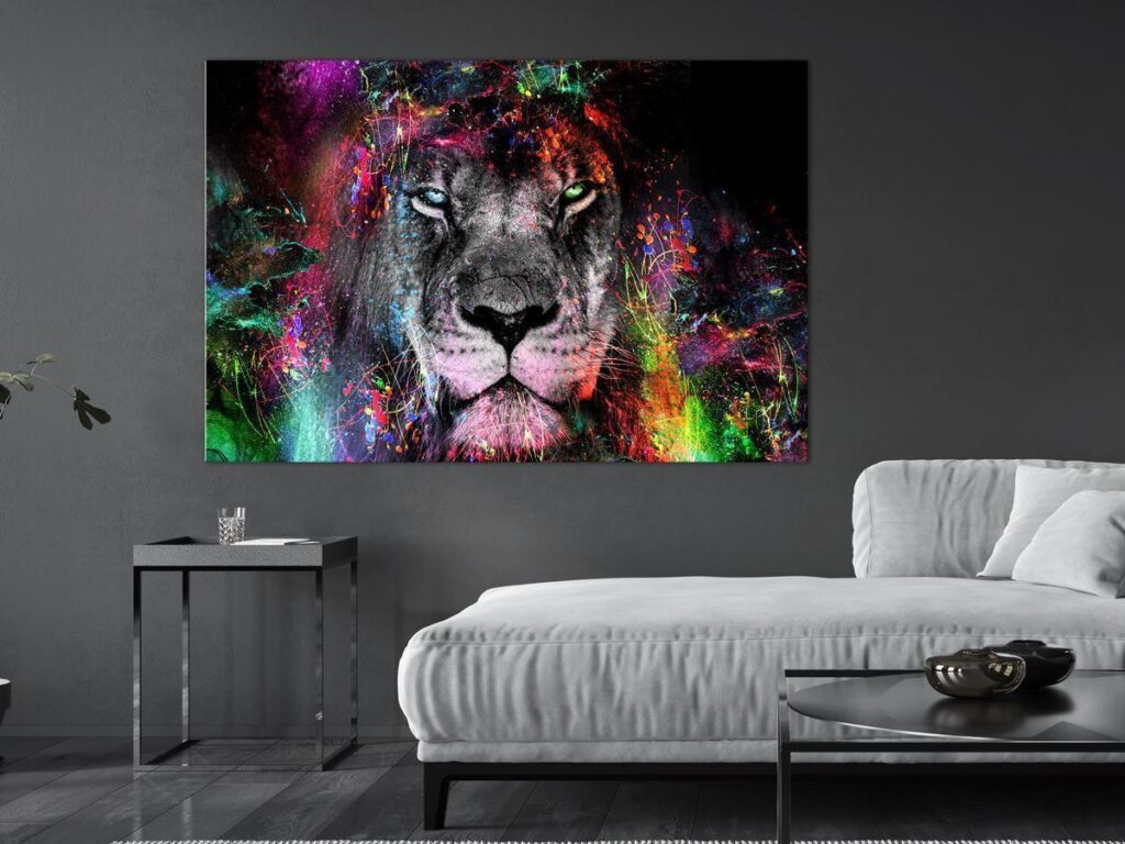 Schilderij - Sun of Africa (1 Part) Wide