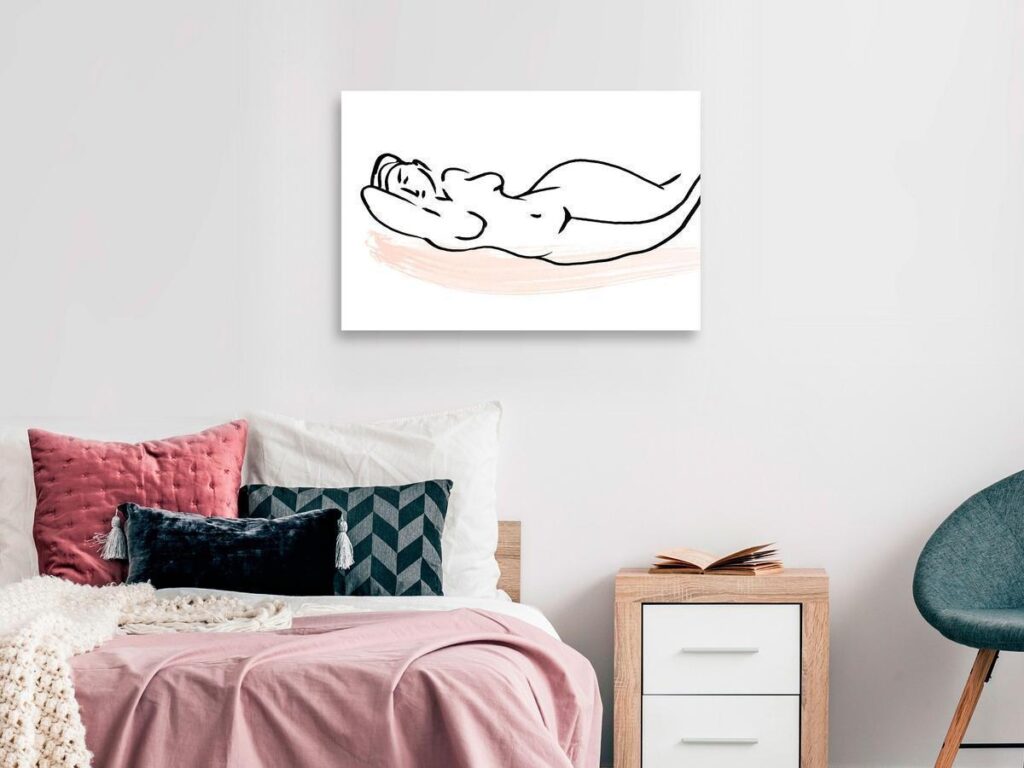 Schilderij - Sunbathing (1 Part) Wide