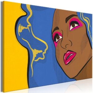 Schilderij - Surprised Eliza (1 Part) Wide