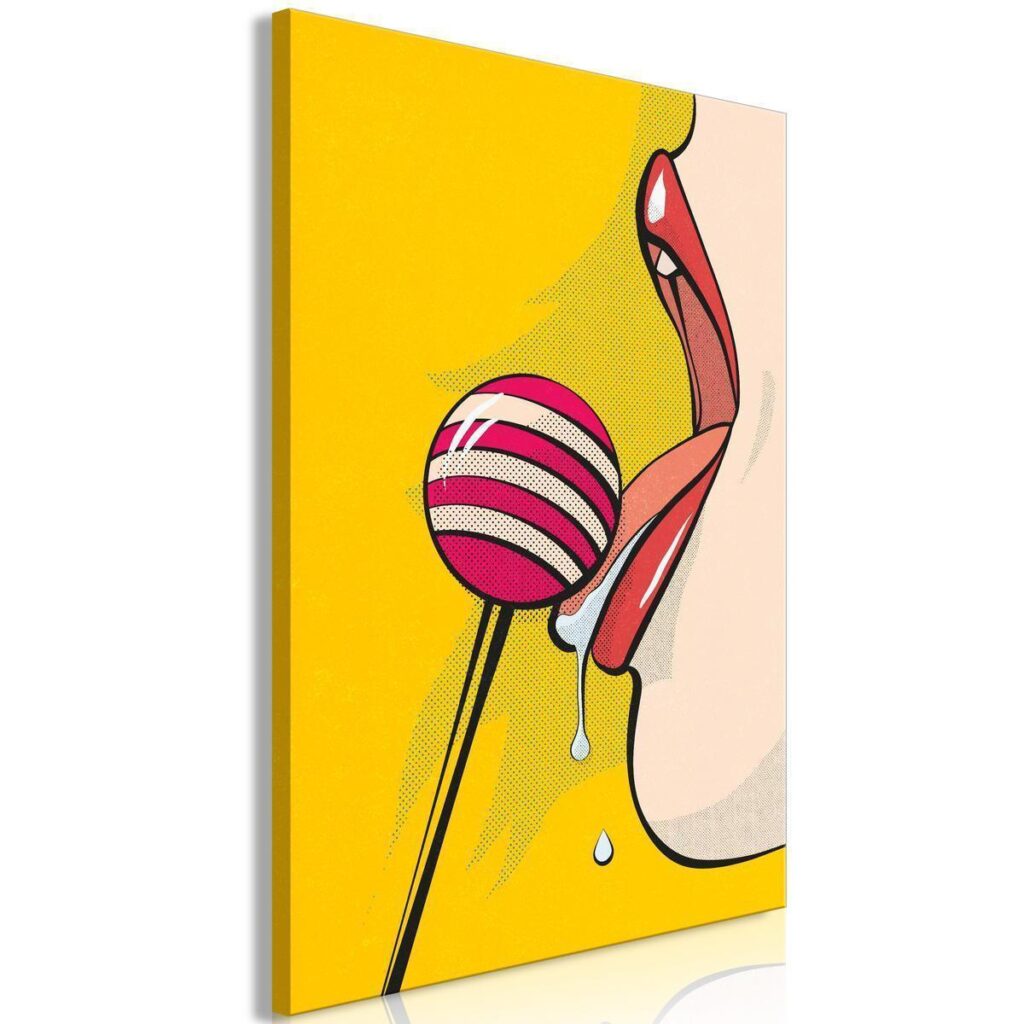 Schilderij - Sweet Lollipop (1 Part) Vertical - Afbeelding 2