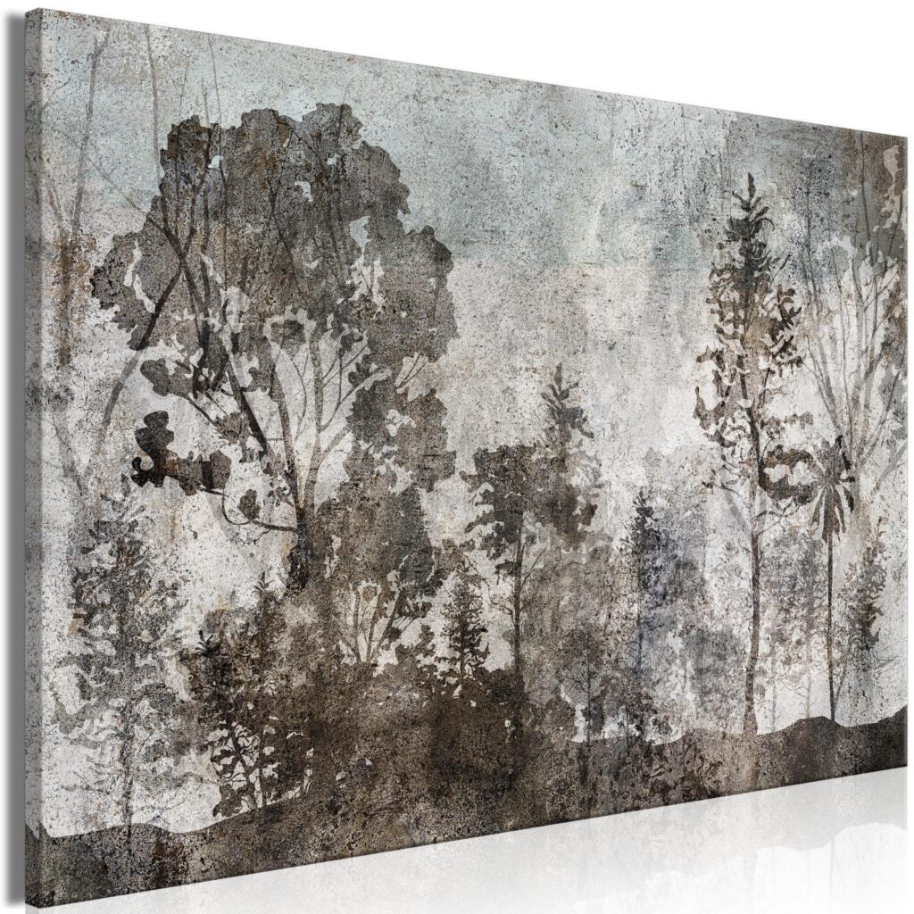 Schilderij - Symbiosis With Nature (1 Part) Wide - Afbeelding 2