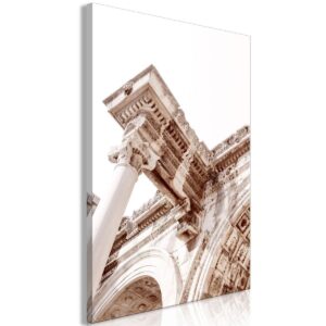 Schilderij - Temple of Hadrian (1 Part) Vertical