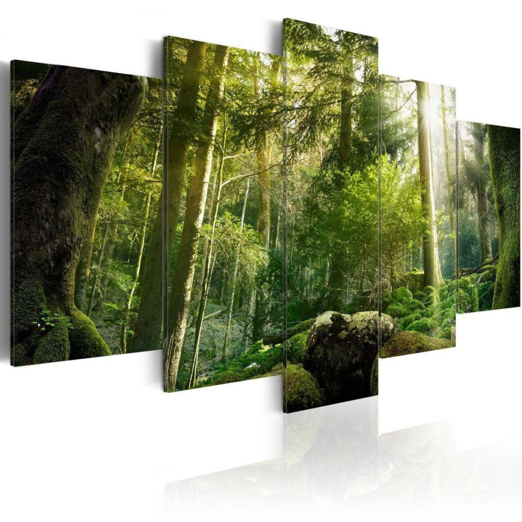 Schilderij - The Beauty of the Forest